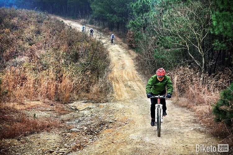 BIKETO美骑网骑行路线_冬日XC 安徽皇甫山骑行路线